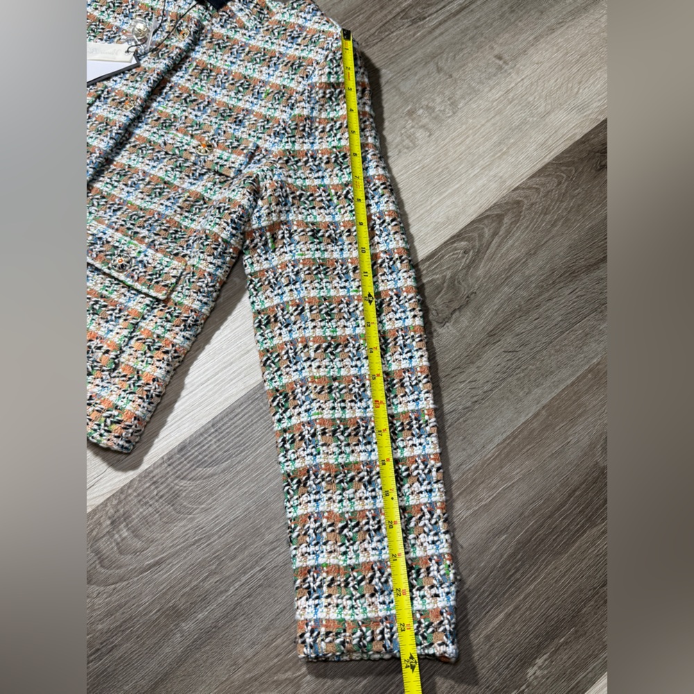 NWT—TRUTH by Republic Sz: 6 cropped tweed blazer in mixed colors - Picture 12 of 13